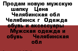 Продам новую мужскую шапку › Цена ­ 250 - Челябинская обл., Челябинск г. Одежда, обувь и аксессуары » Мужская одежда и обувь   . Челябинская обл.